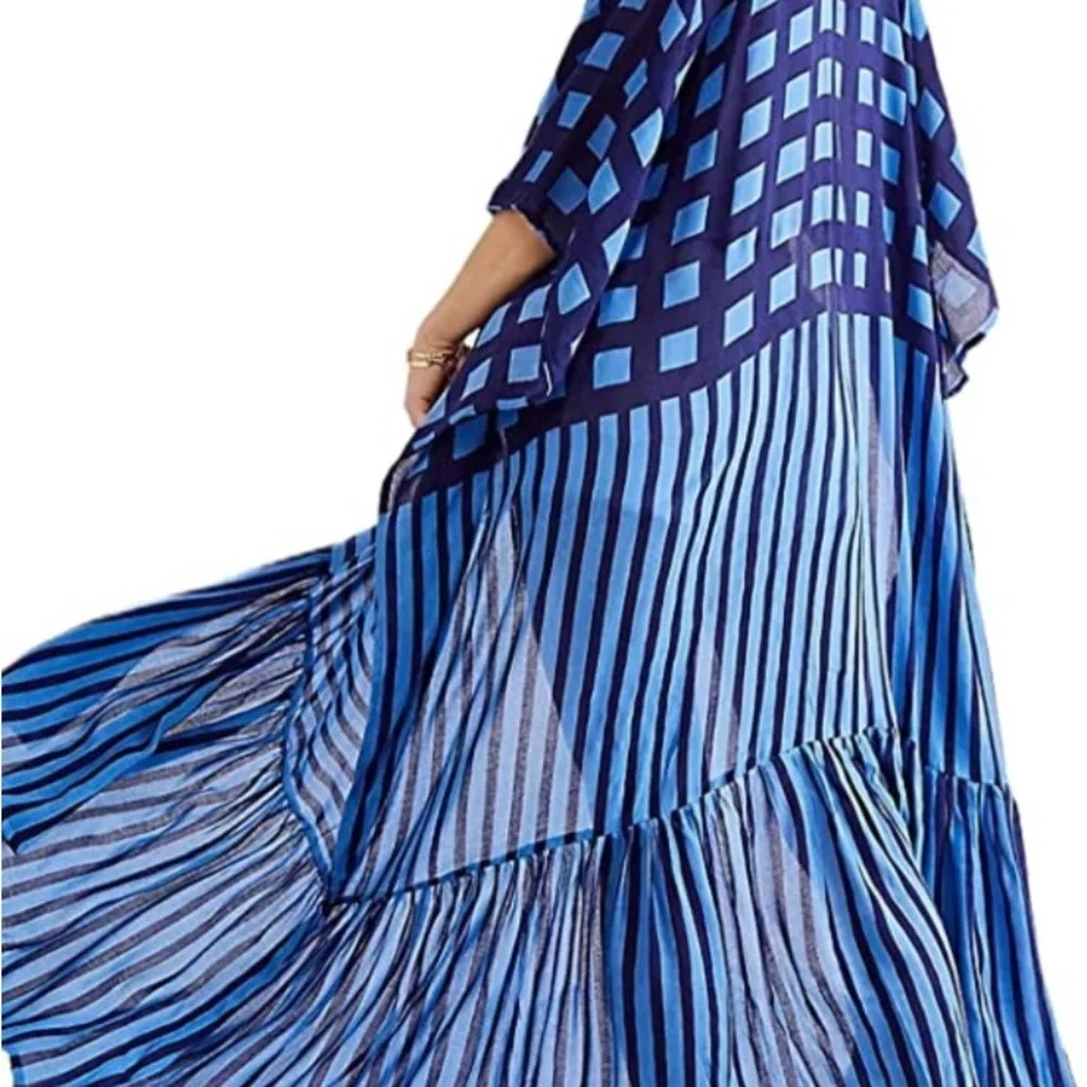 Kimono Long Sexy Coverup Dress - Picture 2 of 5